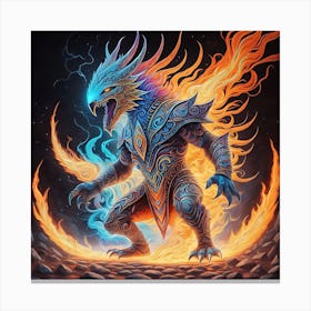 Elemental Beast Canvas Print