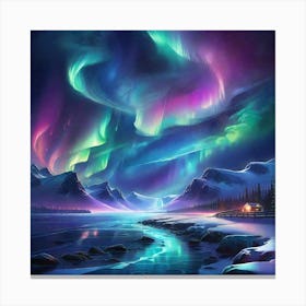 Aurora Borealis Canvas Print