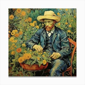 In The Garden Van Gogh Wall Art 2 Art Print 3 Canvas Print