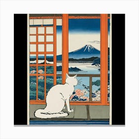 Kawaii Cat Canvas Print