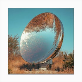 Mirror In The Field Canvas Print