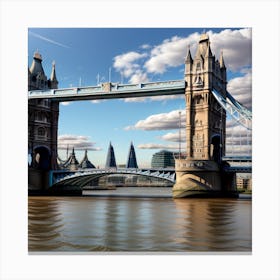 Tower Bridge In London 2 Canvas Print