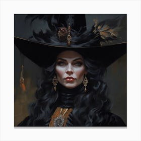 Witches Hat 3 Canvas Print