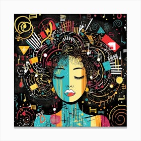 Music Girl Canvas Print