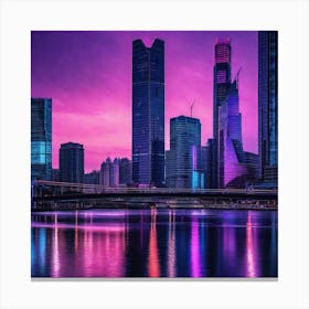 Shanghai Skyline Canvas Print