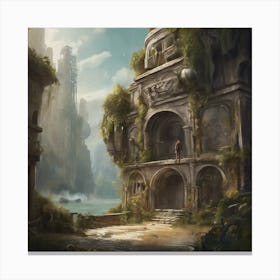 Ruins Of A City 3 Canvas Print