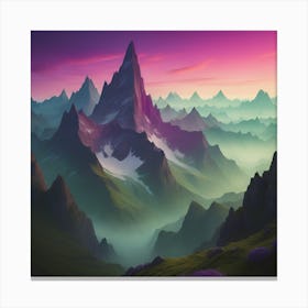 Landscape Painting Canvas Print