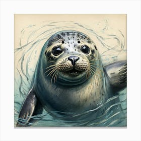 Seal! 10 Canvas Print