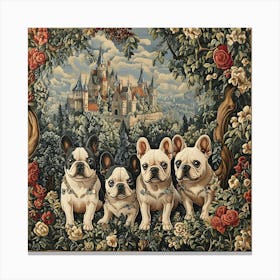 French Bulldog Tapestry 7 Canvas Print