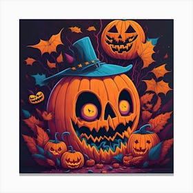 Halloween Pumpkins 17 Canvas Print