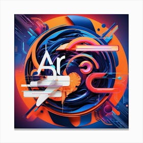 Leonardo Phoenix A Vibrant Abstract Art Piece Featuring A Fusi 3 Canvas Print