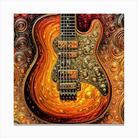 Electric Guitar Canvas Print