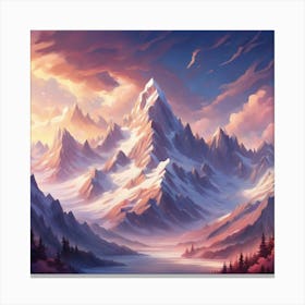 Landscape Painting 28 Canvas Print