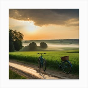 Sunset In The Countryside 16 Canvas Print