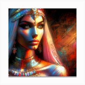 Cleopatra Portrait Artwork 130 Canvas Print