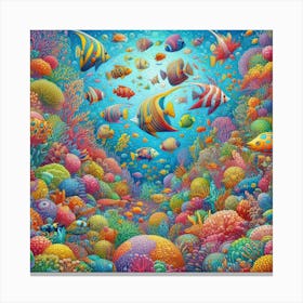 Coral Reef 1 Canvas Print