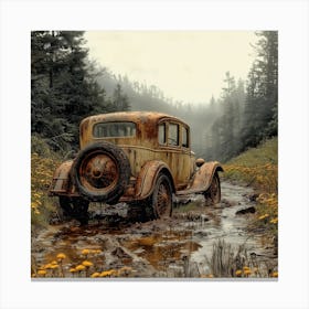 Abandoned In The Woods I Canvas Print