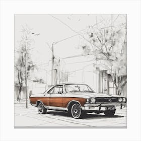 Chevrolet Car Canvas Print