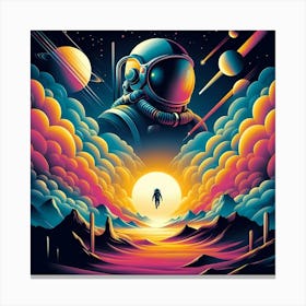 Space Art 1 Canvas Print