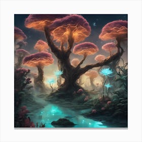 Fantasy Forest Canvas Print