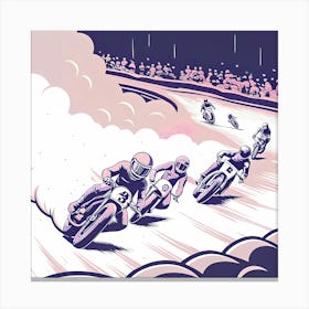 Motocross Racing Canvas Print