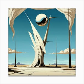 Futuristic Architecture 2 Canvas Print