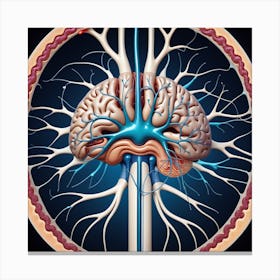 Brain And Spinal Cord 4 Canvas Print