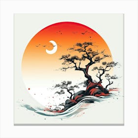 Asian Tree Canvas Print