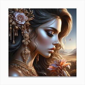 Egyptian Beauty Canvas Print