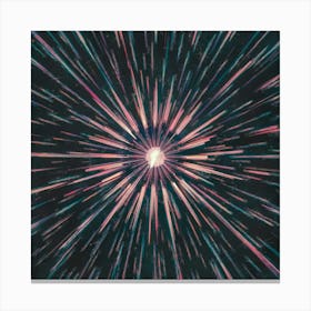 Abstract Starburst 6 Canvas Print