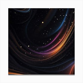 Abstract Galaxy Wallpaper Canvas Print