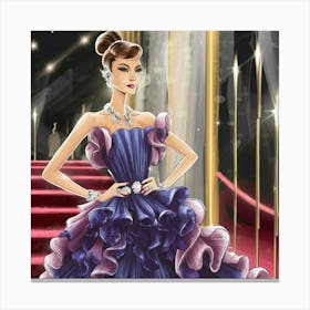 Oscar Dress Canvas Print