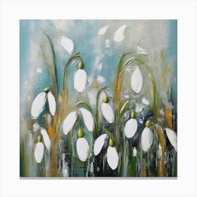 Flower of Snowdrops Canvas Print