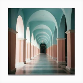 Hallway Stock Videos & Royalty-Free Footage 14 Canvas Print