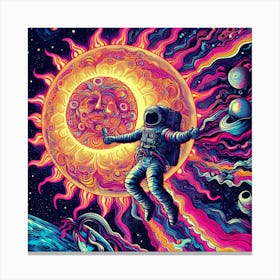 "Coloring Corona" Moon Man Collection [Risky Sigma] Canvas Print