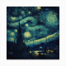 Starry Night 1 Canvas Print