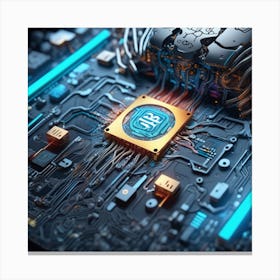 Computer Cpu Canvas Print