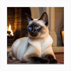 Siamese Cat Canvas Print