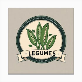 Legumes As A Logo (49) Canvas Print