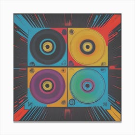 Dj Dj Dj Canvas Print