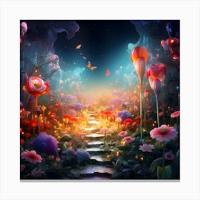 Surreal Love Garden By Csaba Fikker 9 Canvas Print