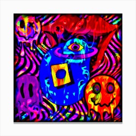 Psychedelic LSD Trip Canvas Print