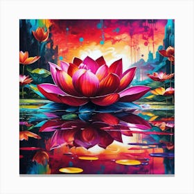 Lotus Flower 23 Canvas Print