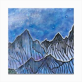 Mountain Range Canvas Print