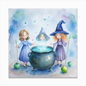 Witches Cauldron Canvas Print