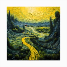 Whispers in Van Gogh's Sky Canvas Print