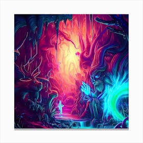 Mythical Harmony Canvas Print