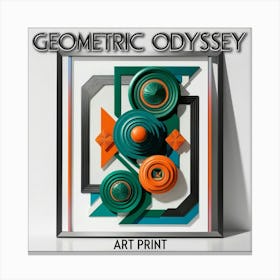 Geometric Odyssey Canvas Print