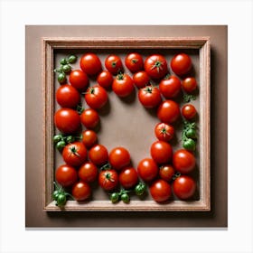 Tomatoes In A Frame 11 Canvas Print