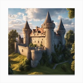 Fairytale Castle 3 Canvas Print